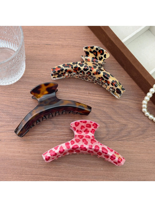Beau - Elegant Leopard Print Hair Clip