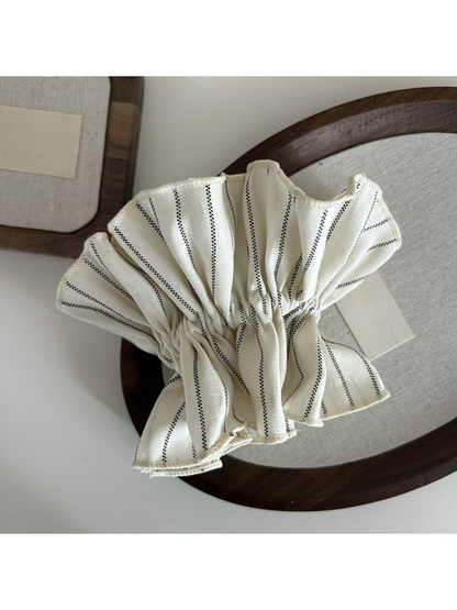 Gifty - Striped Elegant Polyester Hair Scrunchie