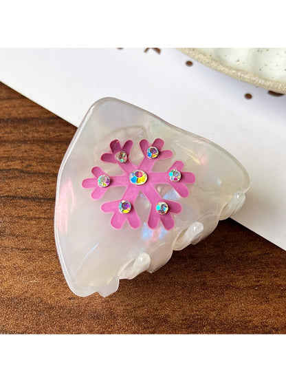 Beau - Modern Simple Flower Accent Claw Clip