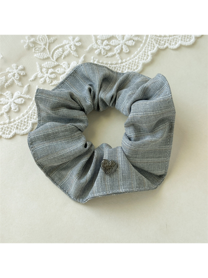 Gifty - Heart Stripe High Stretch Hair Scrunchie