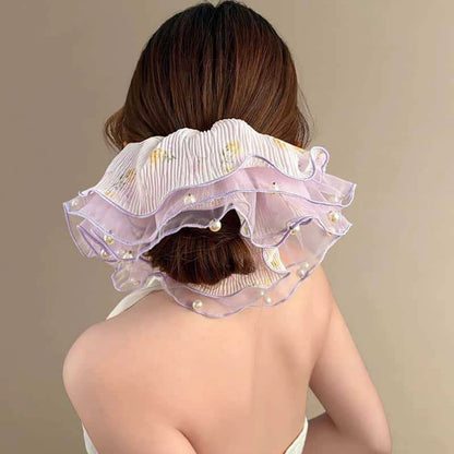 Gifty - Sweet Style Low Ponytail Ruffle Scrunchie