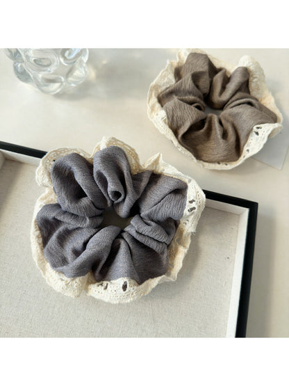 Gifty - Lace Floral Hair Scrunchie
