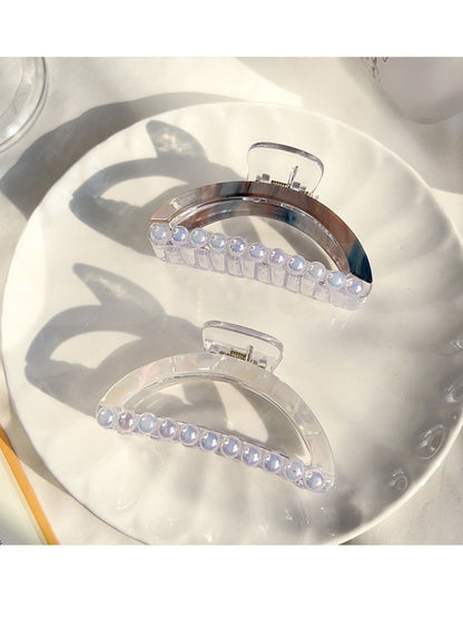 Beau - Minimalist Semi Circle Openwork Claw Clip