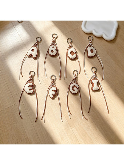 Keypus - Modern Minimalist Letter Bag Charm Keychain