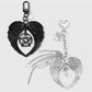 Keypus - Y2K Gothic Angel Wings Star Detail Keychain
