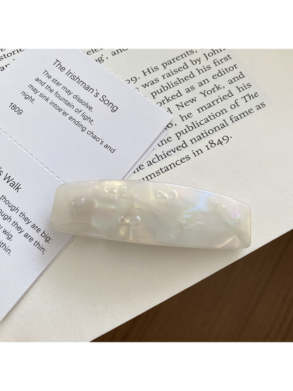 Beau - Bow Detail Acetate Spring Hair Clip