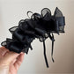 Beau - Sweet Ruffle Bow Fabric Banana Clip