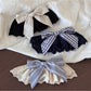 Beau - Irregular Lace Bow Design Hair Clip