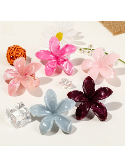 Beau - Frangipani Hair Clip Flower Hair Claw
