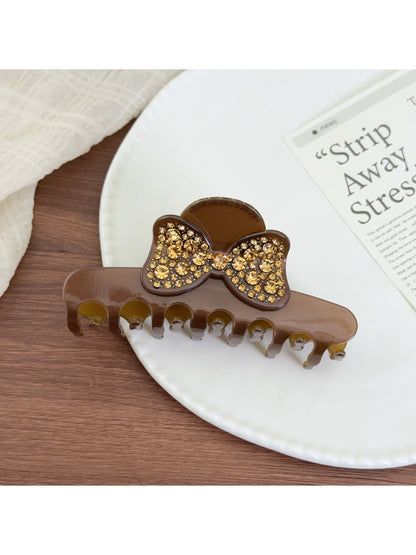 Beau - Butterfly Shaped Semi Circular Claw Clip