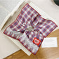 Gifty - Sweet Purple Checkered Scrunchie