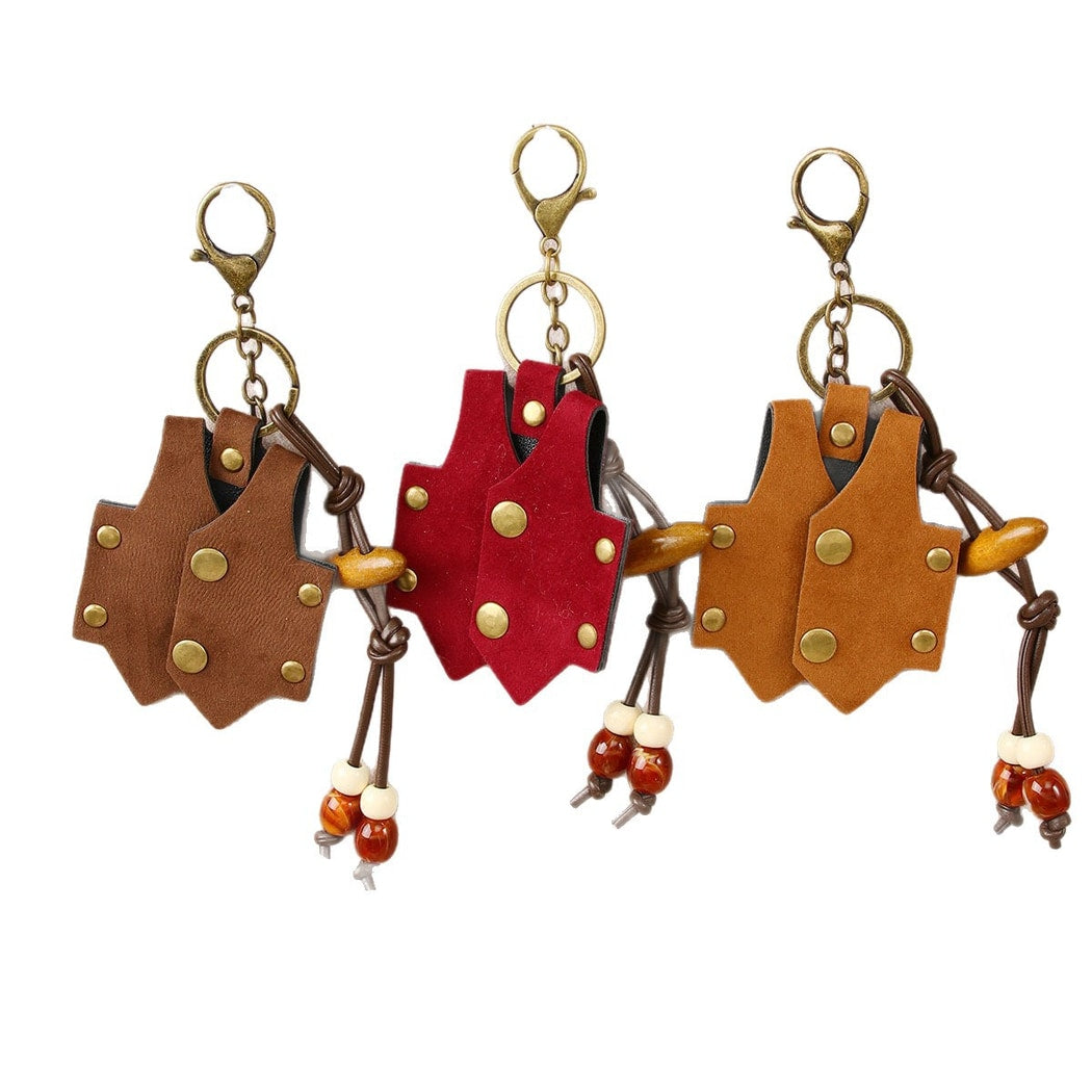Keypus - Vintage Vest Beaded Bag Charm Keychain