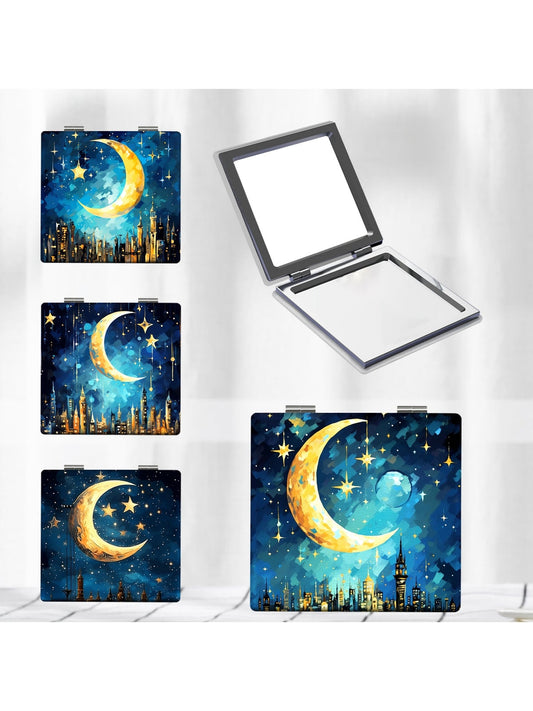 Mirroray - Star and Moon Folding Makeup Mirror