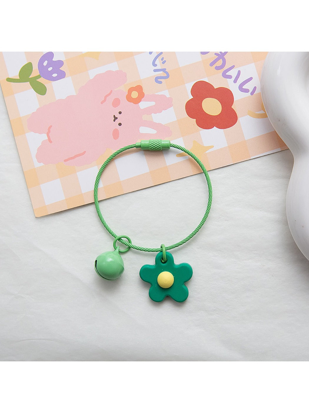 Keypus - Candy-Colored Flower Bell Keychain