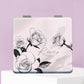 Mirroray - Butterfly Rose Print Folding Compact Mirror