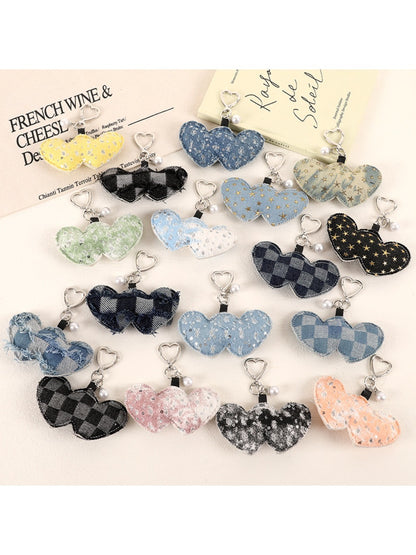 Keypus - Fashion ripped denim bag pendant
