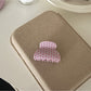 Beau - Pink Polka Dot Hair Claw Clip