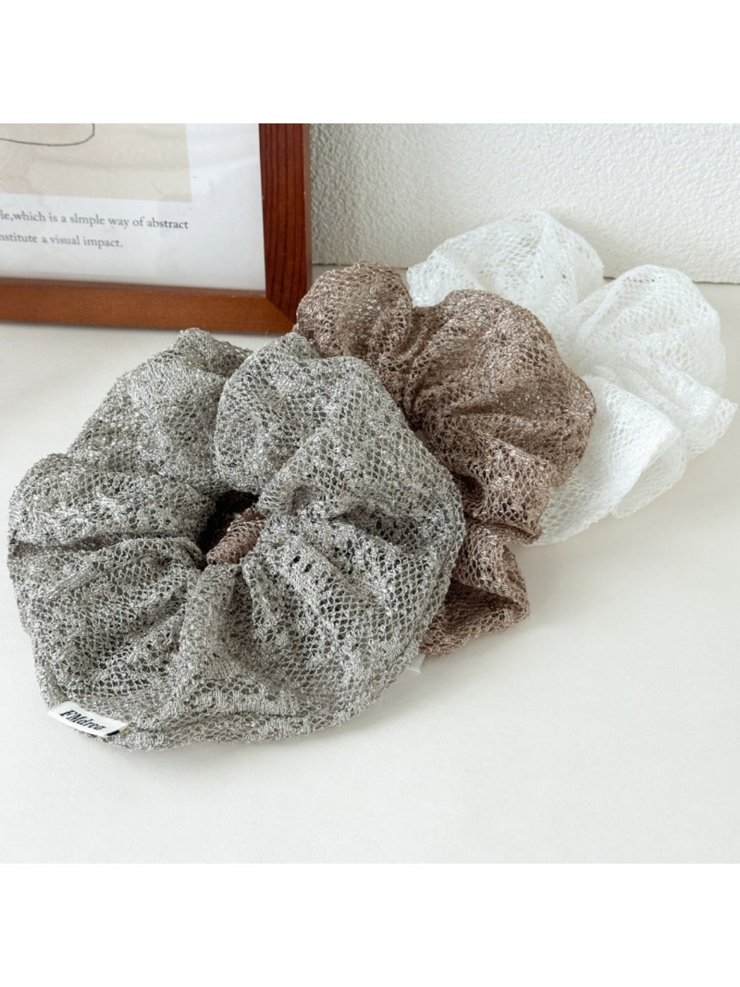 Gifty - Mesh Lace Hair Scrunchie