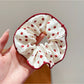 Gifty - Red Grid Ripple Dot Hair Circle