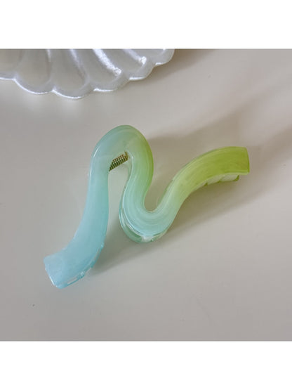 Beau - Glossy Gradient Starfish and Flower Claw Clip