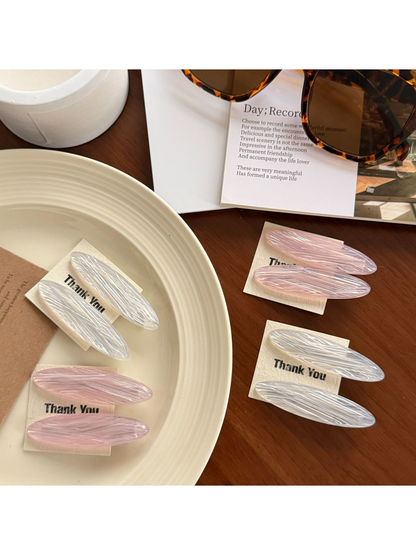 Beau - Sweet Duckbill Oval Bangs Styling Hair Clip