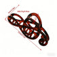 Beau - Vintage Music Note PS Alloy Claw Clip