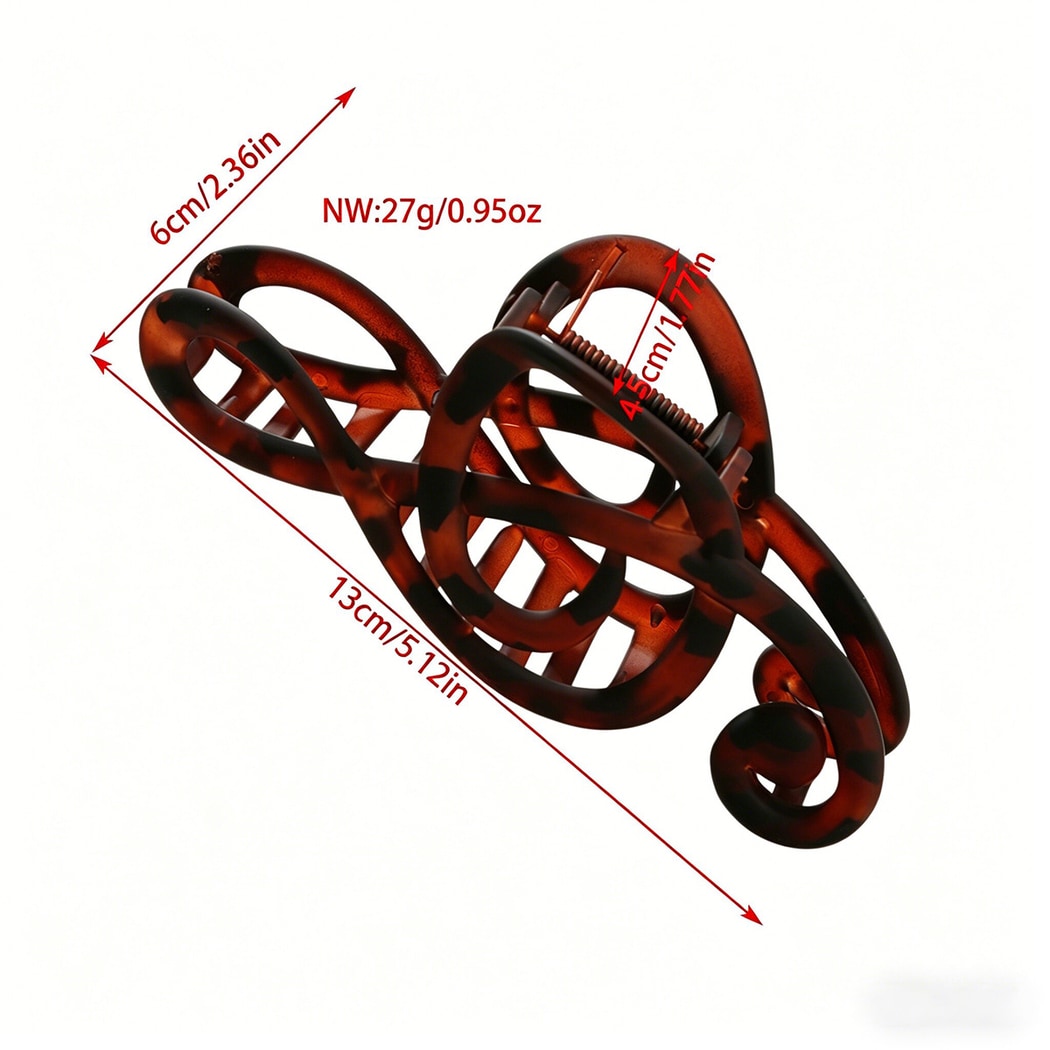 Beau - Vintage Music Note PS Alloy Claw Clip