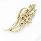 Brovia - Sparkling Wheat Ear Floral Accent Brooch