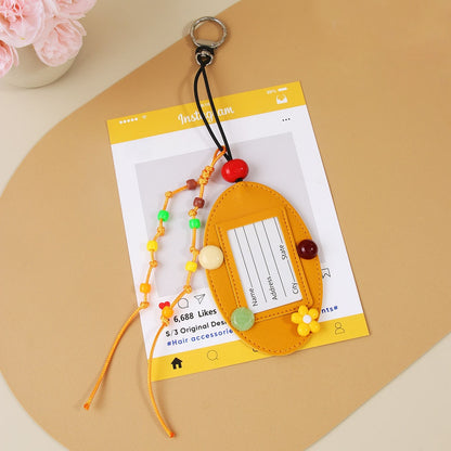 Keypus - PU Card Holder Style Bag Pendant Keychain