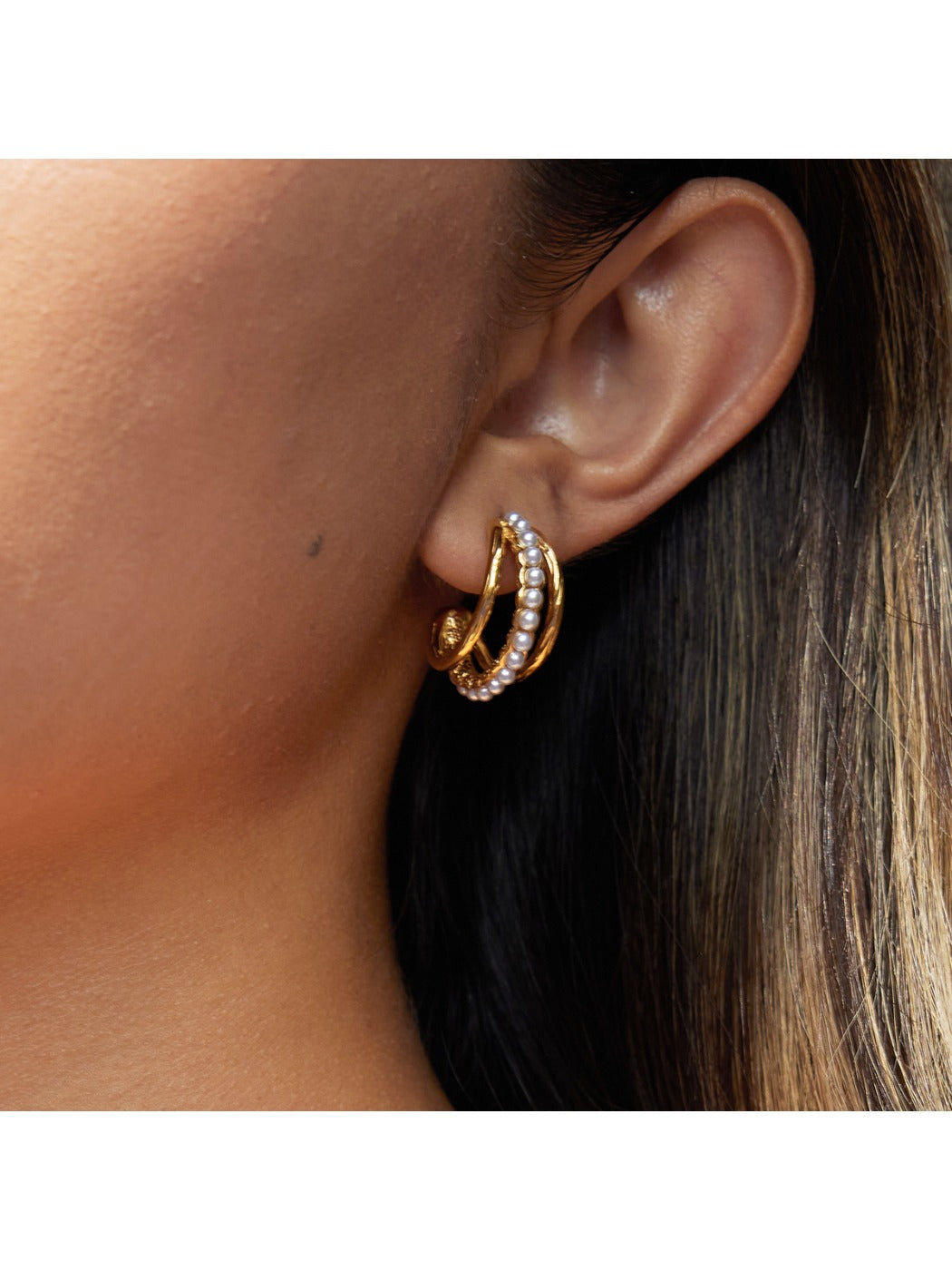 Earedge - Chic Multi Layer Hoop Earrings