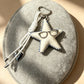 Keypus - Minimalist Artificial Leather Star Keychain