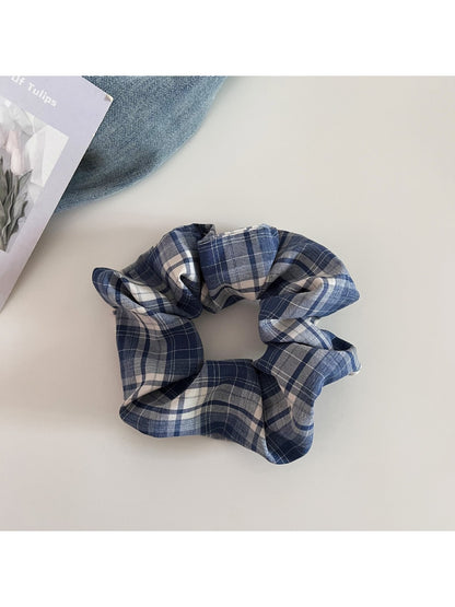 Gifty - Retro Plaid Fashion Scrunchie
