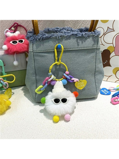 Keypus - Plush Pompom Bag Charm