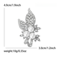 Brovia - Alloy Rhinestone Accent Fashion Brooch Pin