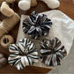 Gifty - Trendy Striped Scrunchie Hair Ties