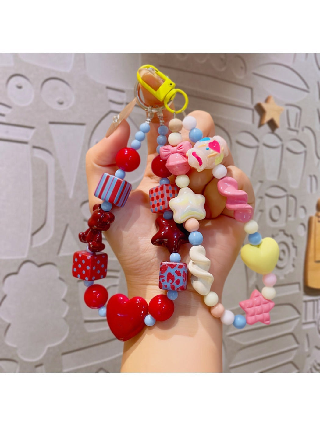 Keypus - Cute Heart-Shaped Star-Shaped Keychain