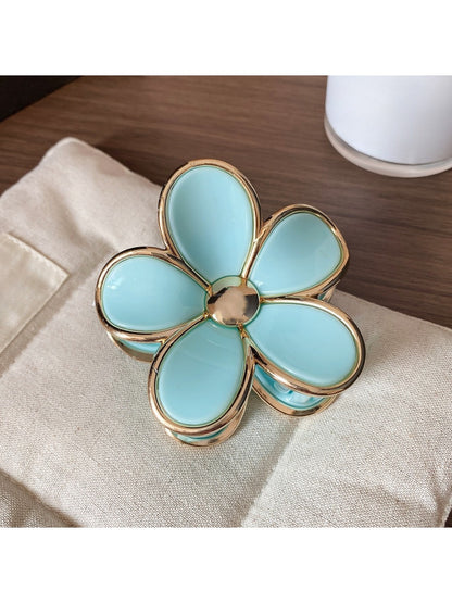 Beau - Five Petal Flower Hair Claw Clip