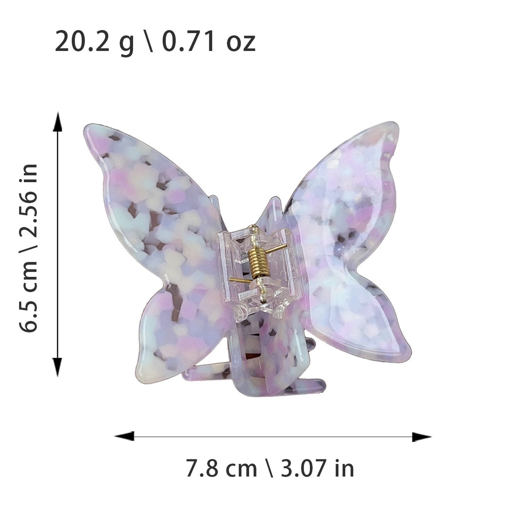 Beau - Glossy Butterfly Shaped Claw Clip