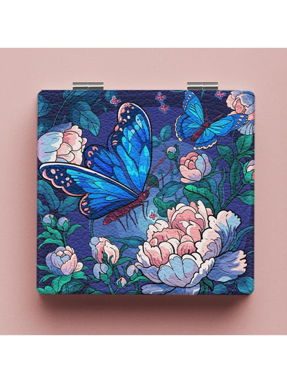 Mirroray - Sunflower Print Foldable Portable Makeup Mirror
