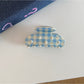 Beau - Fan Shape Decorative Acetate Fiber Claw Clip