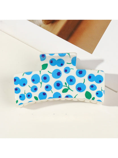 Beau - Large Fruit Themed Shark Hair Clip