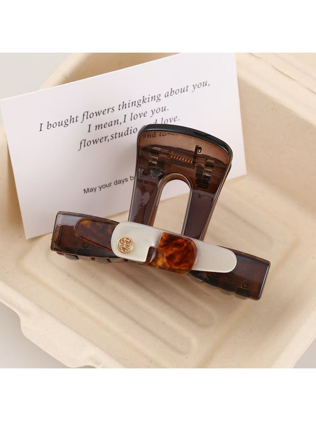 Beau - Minimalist Letter Claw Clip
