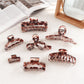 Beau - Minimalist Taupe Hair Claw Clip