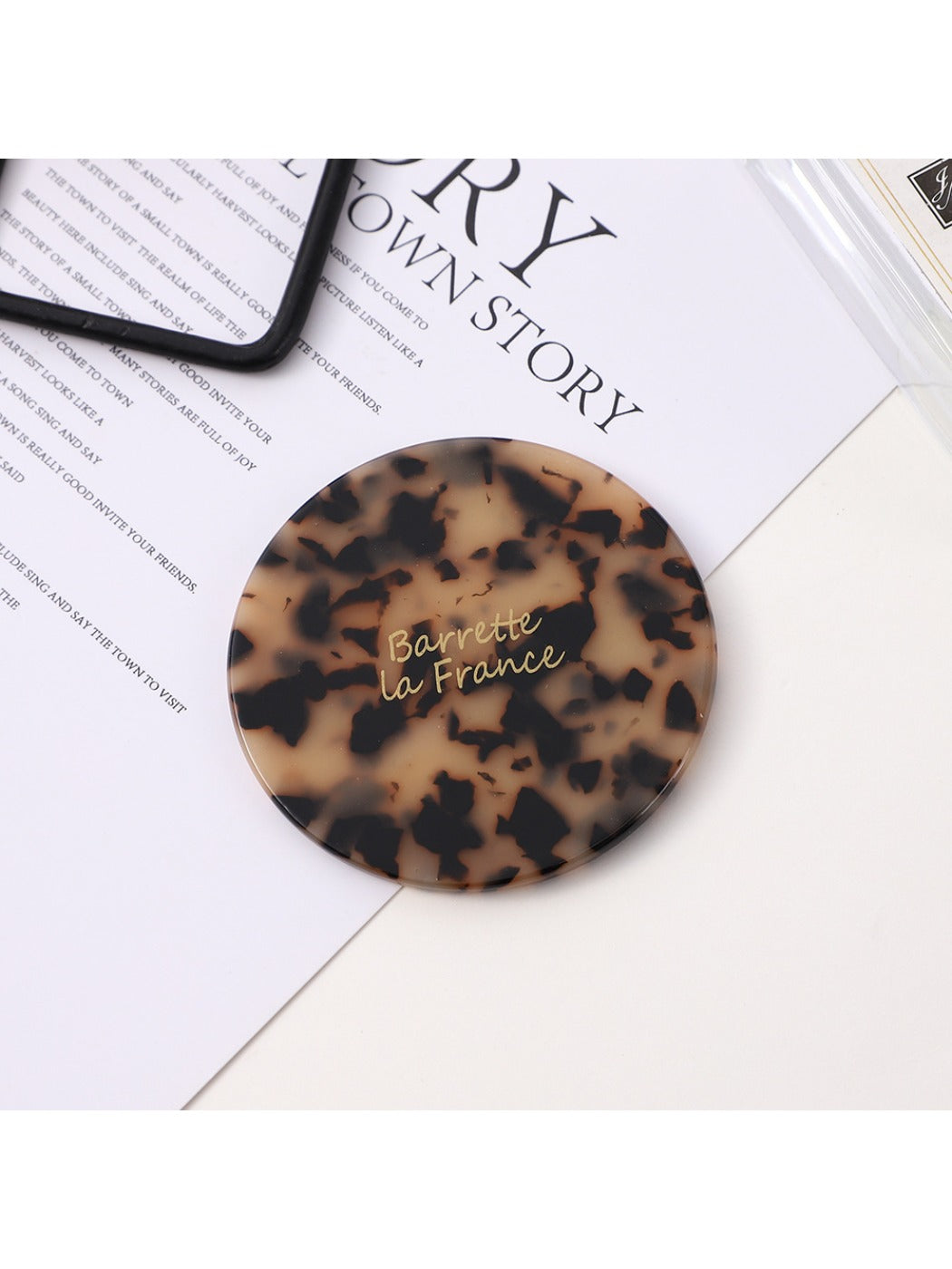 Mirroray - Acetic Acid Round Simple Multi-Color Small Mirror