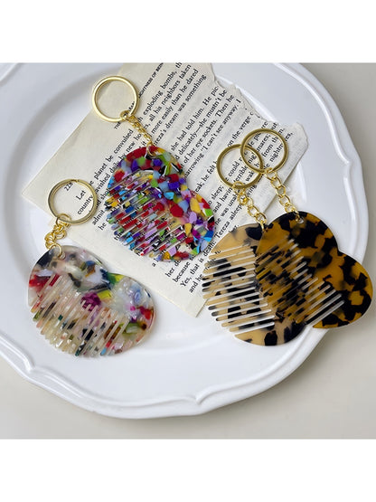 Keypus - Mini Heart Shaped Comb Keychain