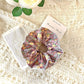 Gifty - Sweet Flower Print Fabric Scrunchie