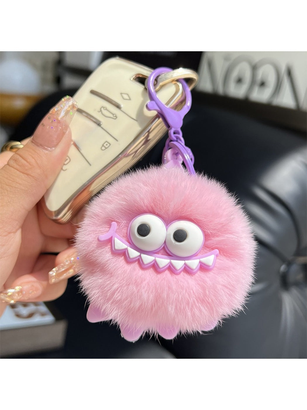 Keypus - Small Coal Ball Doll Keychain