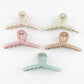 Beau - Minimalist Solid Color Crisscross Claw Clip