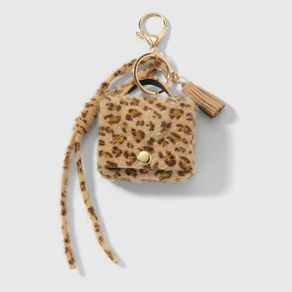 Keypus - Y2K Leopard Print Mini Keychain
