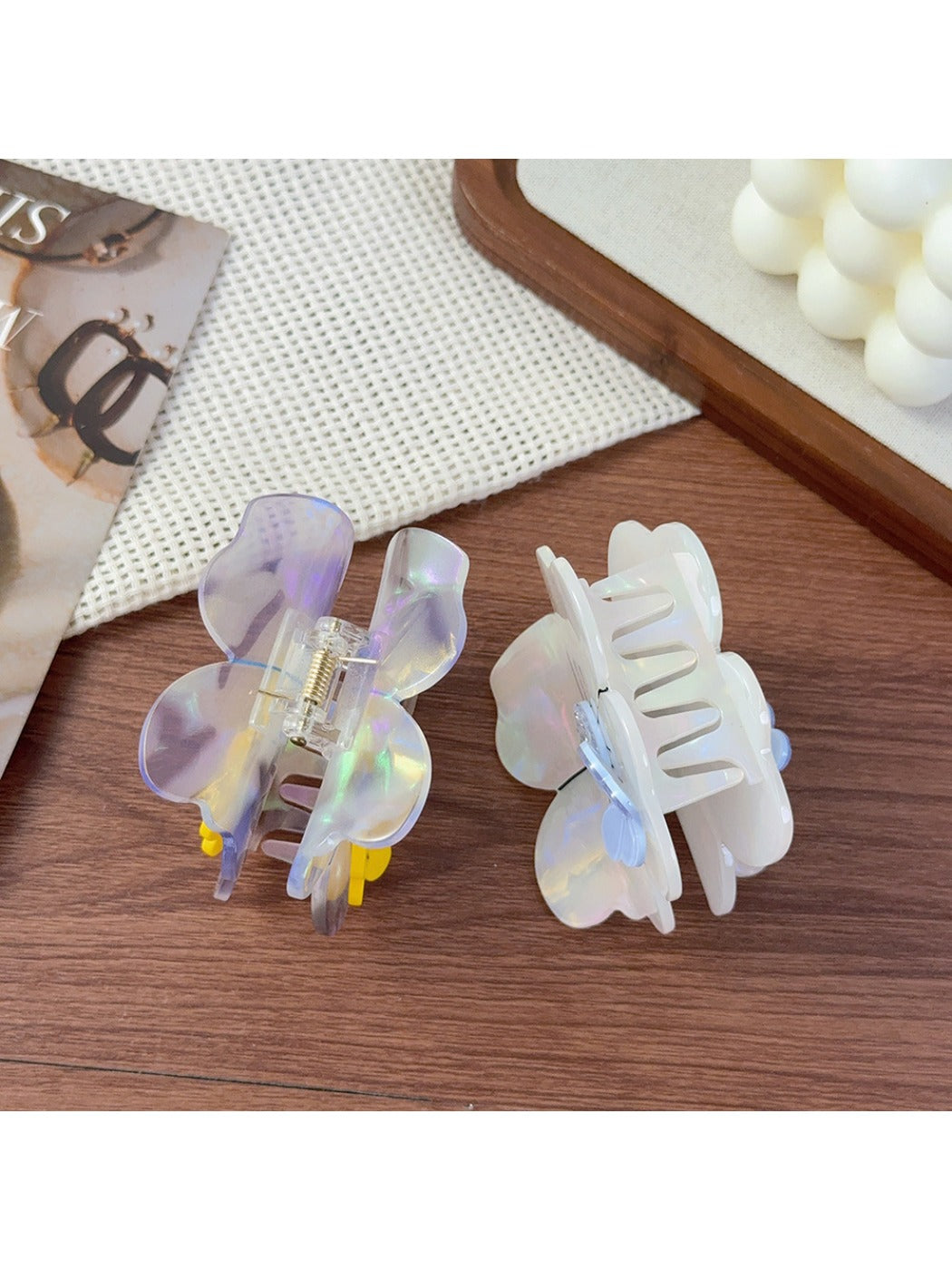 Beau - Butterfly Floral Hair Clip